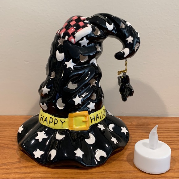 Halloween Witches Hat votive lantern - Picture 3 of 9